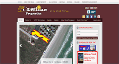 Desktop Screenshot of coastline-properties.com